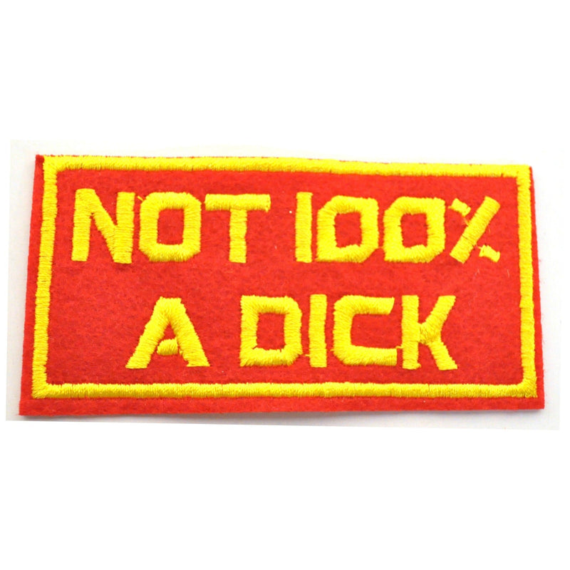 No 100% A Dick Guardians Of The Galaxy Iron On Patch - Minimum Mouse