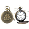 Norse Valknut Quartz Pocket Watch - Minimum Mouse