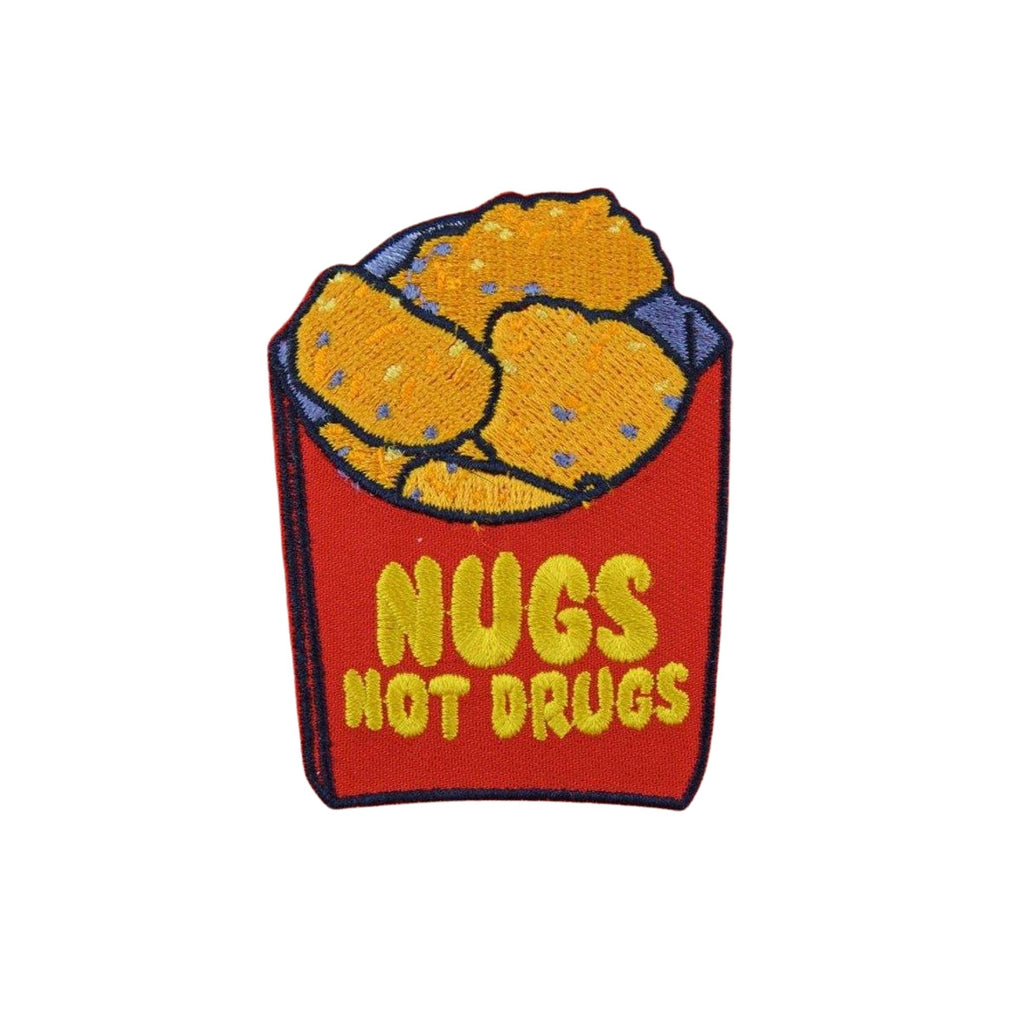Nugs Not Drugs Iron On Patch - Minimum Mouse