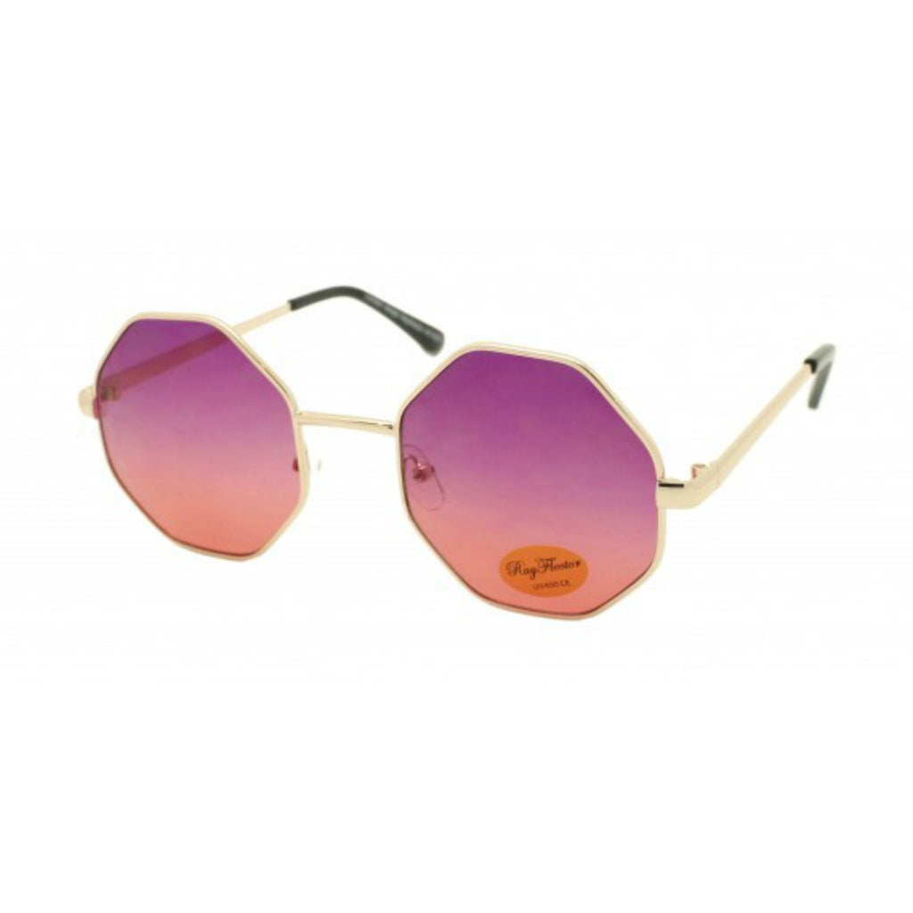 OCTAGON Metal Frame Sunglasses - Minimum Mouse