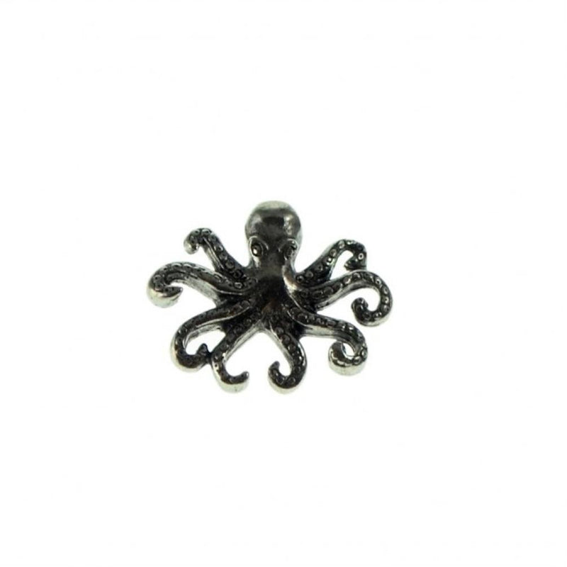 Octopus Pewter Lapel Pin Badge - Minimum Mouse