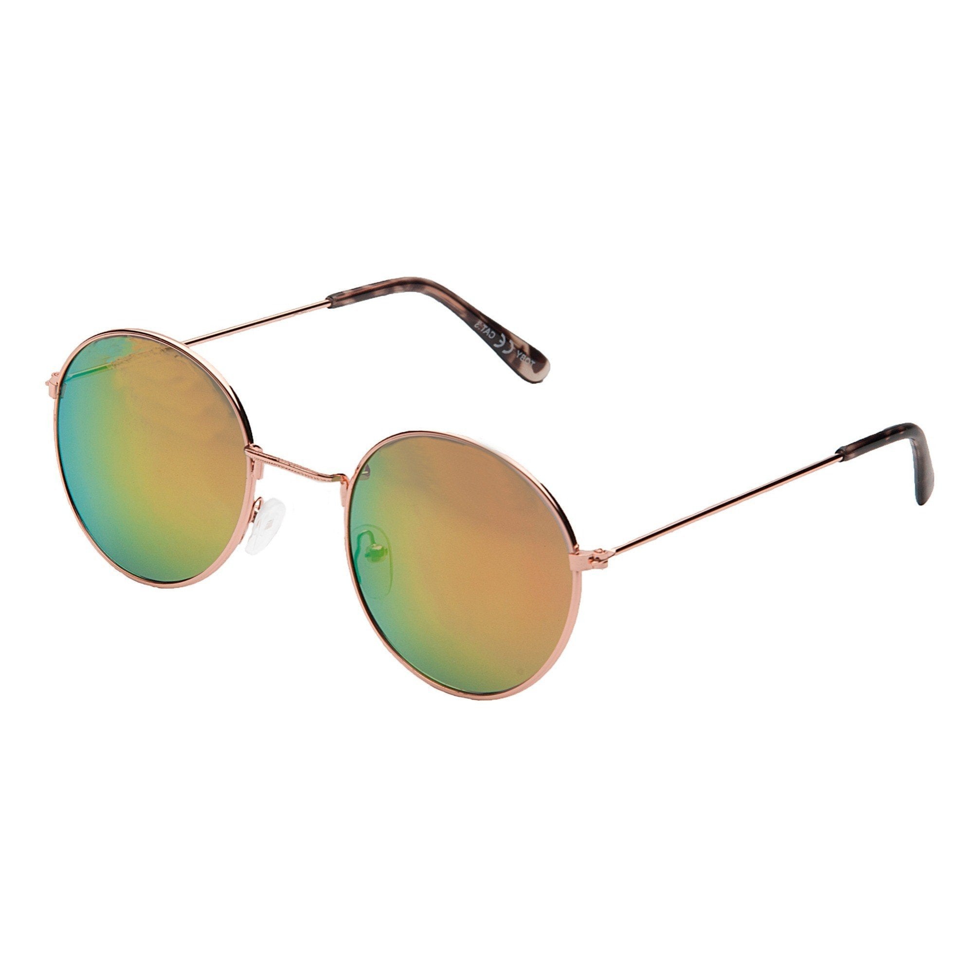 Oval Mirrored Metal Frame Sunglasses – Minimum Mouse