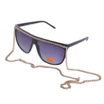 Oversized Gold Chain Sunglasses - Minimum Mouse