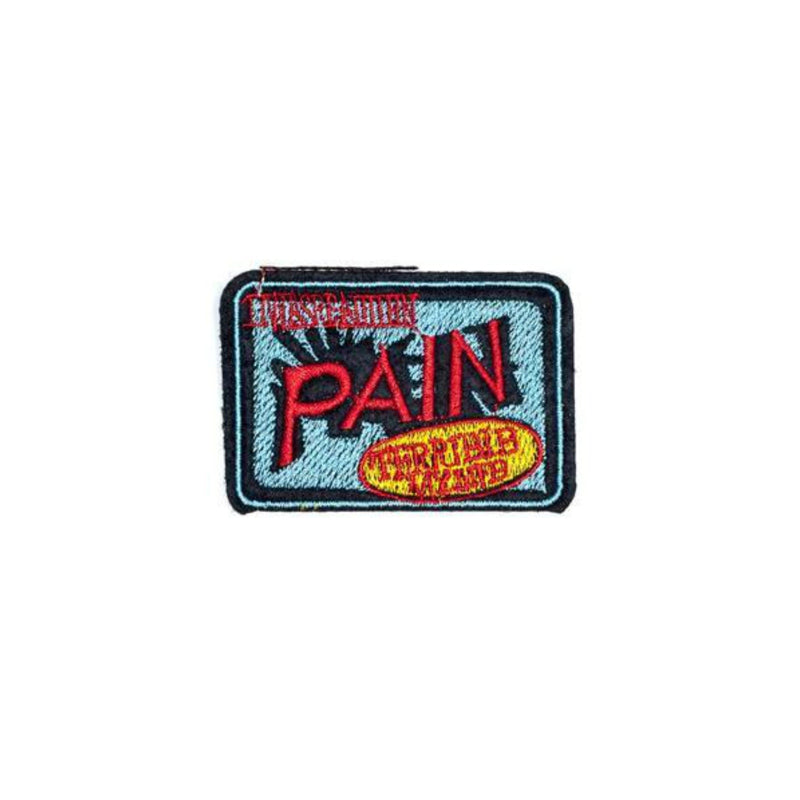 Pain Funny Iron On Patch - Minimum Mouse