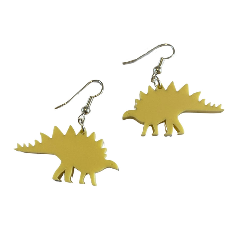 Pastel Acrylic Stegosaurus Earrings - Minimum Mouse