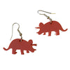 Pastel Acrylic Triceratops Earrings - Minimum Mouse