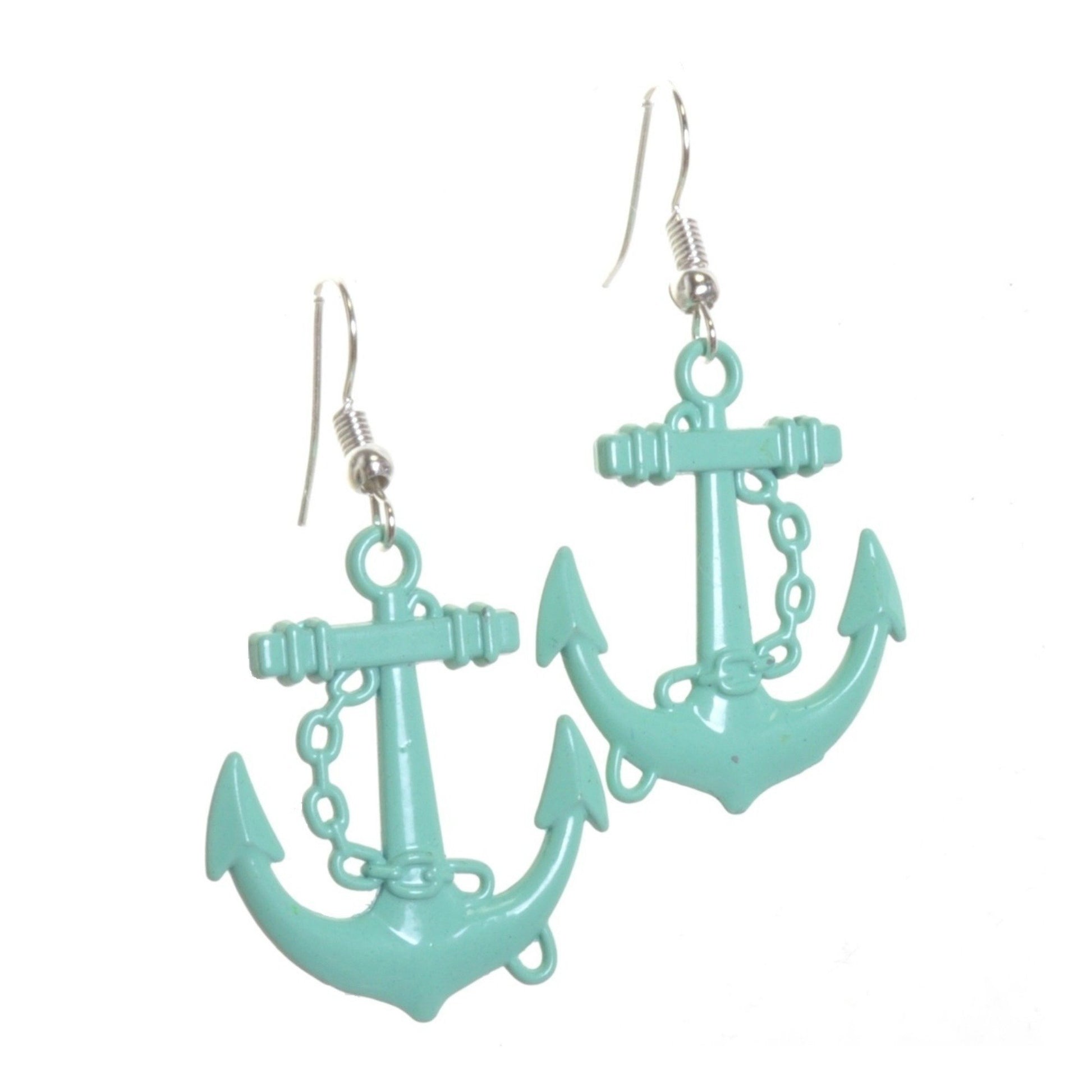Pastel Anchor Earrings - Minimum Mouse