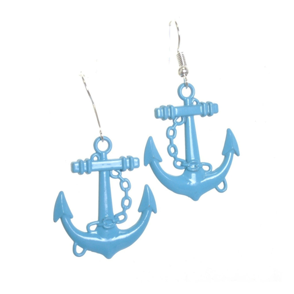 Pastel Anchor Earrings - Minimum Mouse