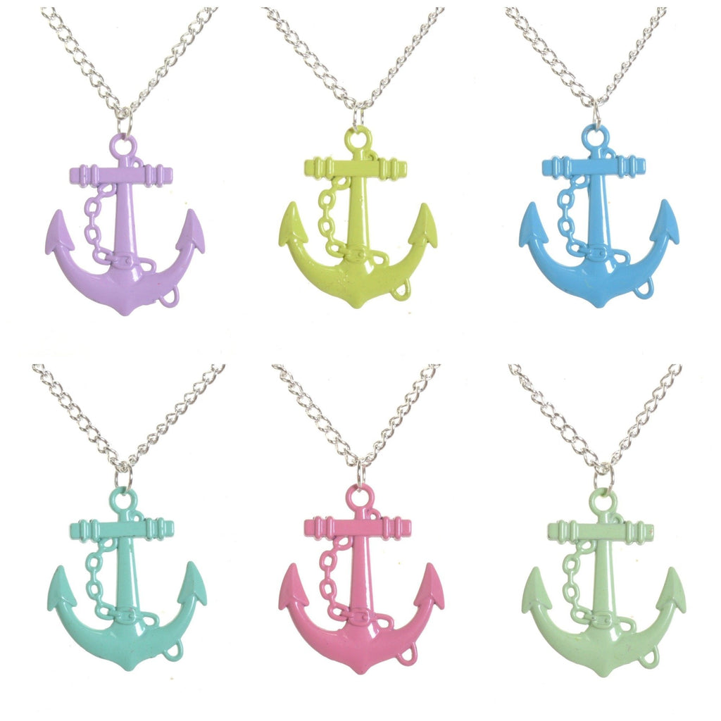 Pastel Anchor Necklace - Minimum Mouse