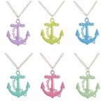 Pastel Anchor Necklace - Minimum Mouse