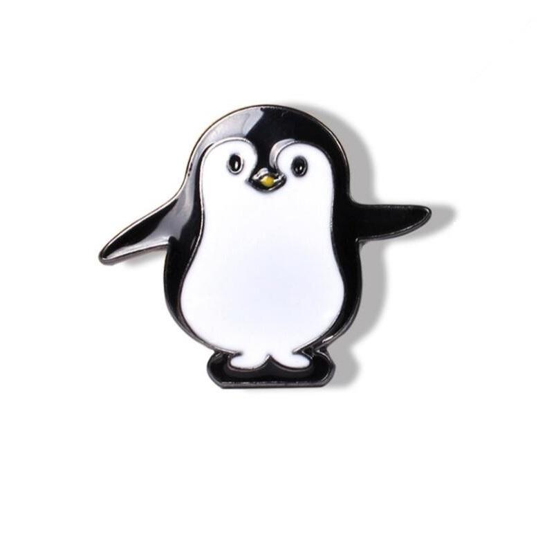 Penguin Enamel Lapel Pin Badge - Minimum Mouse