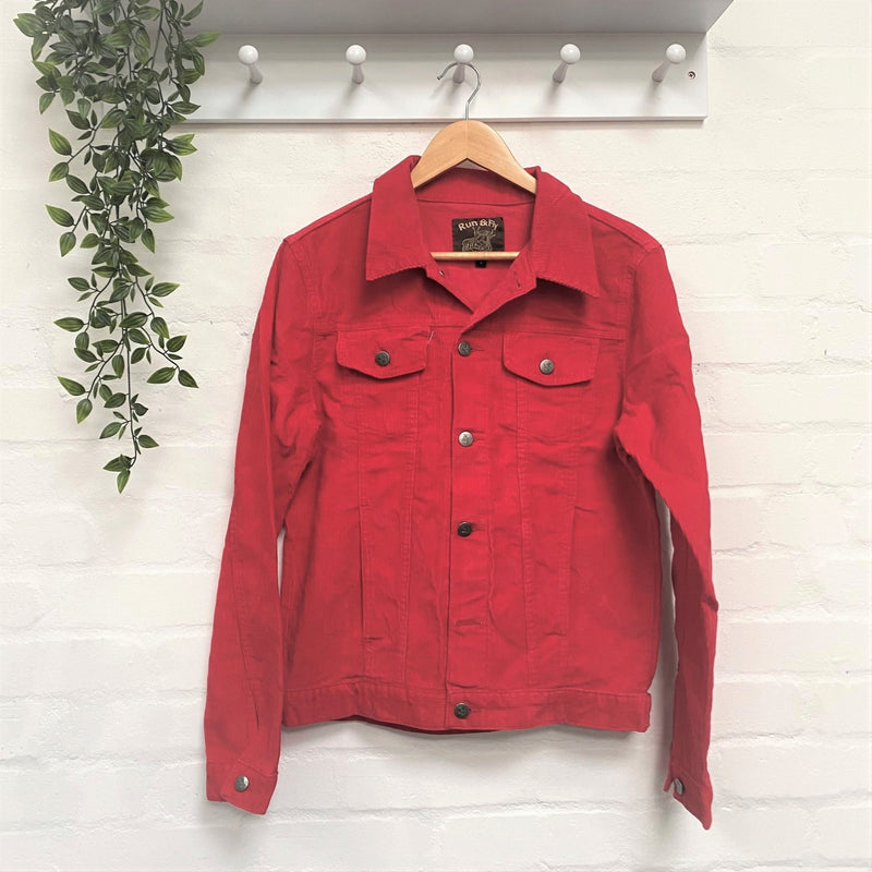 Pillarbox Red Cord Jacket by Run and Fly - Minimum Mouse