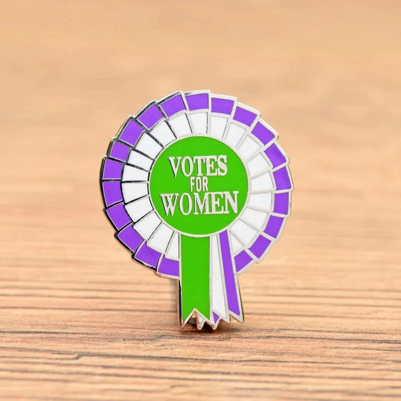 Votes For Women Enamel Lapel Pin Badge