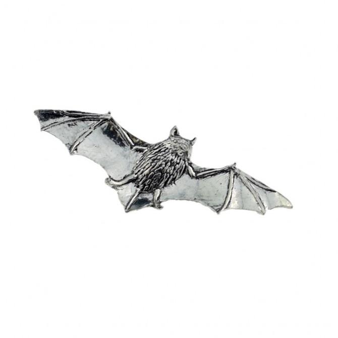 Pipistrelle Bat Pewter Lapel Pin Badge - Minimum Mouse