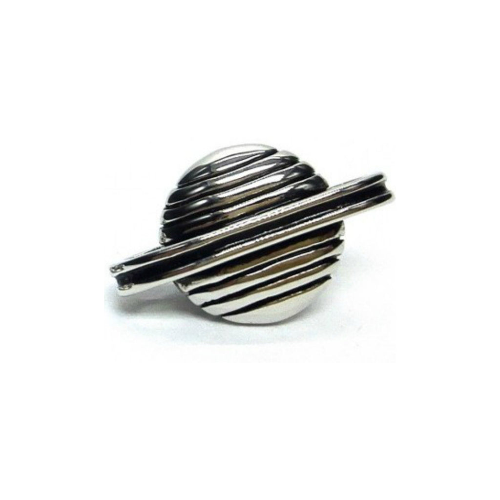 Planet Saturn Metal Space Lapel Pin Badge - Minimum Mouse