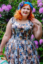 Amanda Cats Print Dress by Dolly and Dotty