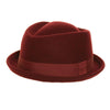 Pork Pie Trilby Felt Hat - Minimum Mouse