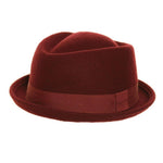 Pork Pie Trilby Felt Hat - Minimum Mouse
