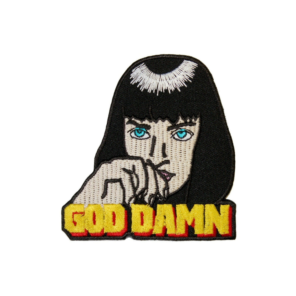 Pulp Fiction Mia Wallace Iron On Patch - Minimum Mouse