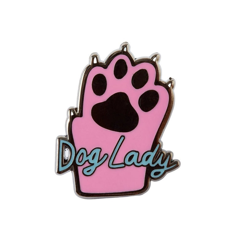 Punky Pins Dog Lady Lapel Pin Badge - Minimum Mouse