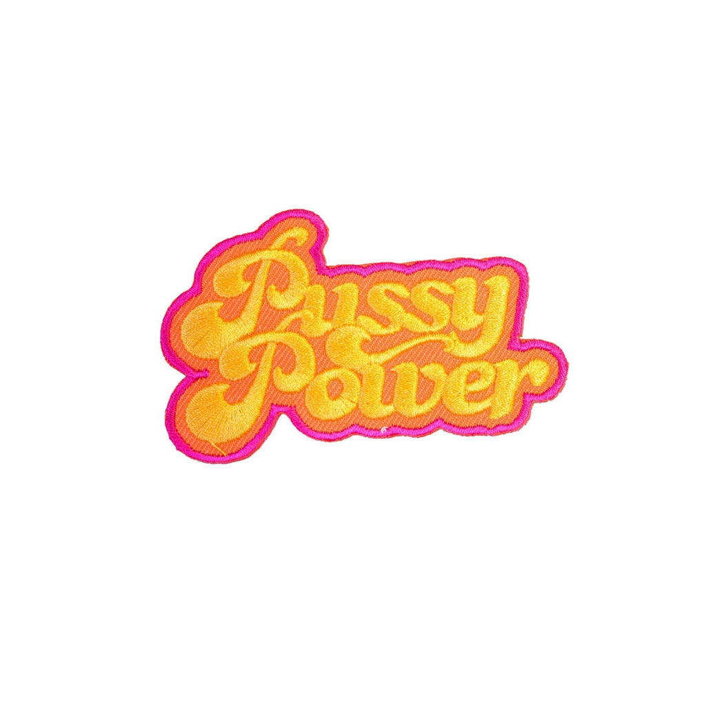 Pussy Power Iron On Patch - Minimum Mouse