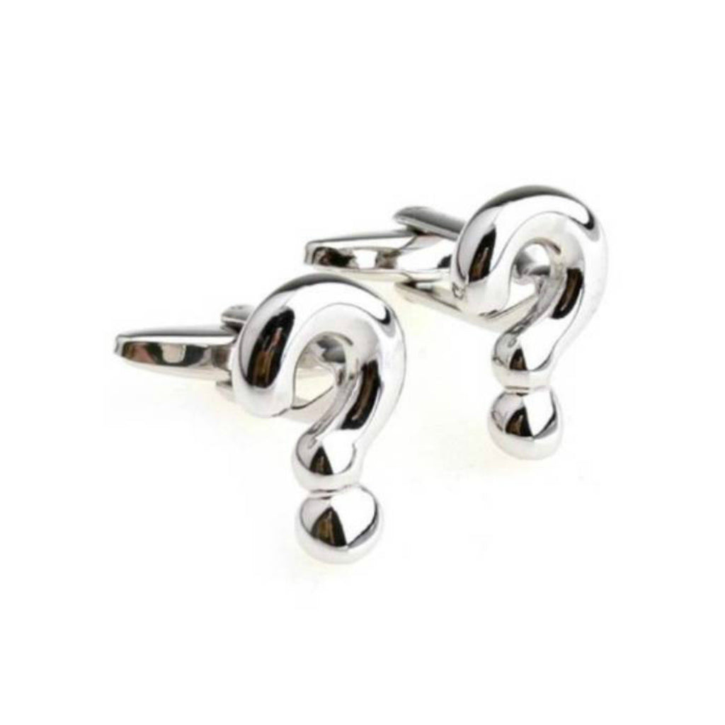 Question Mark Cufflinks - Minimum Mouse
