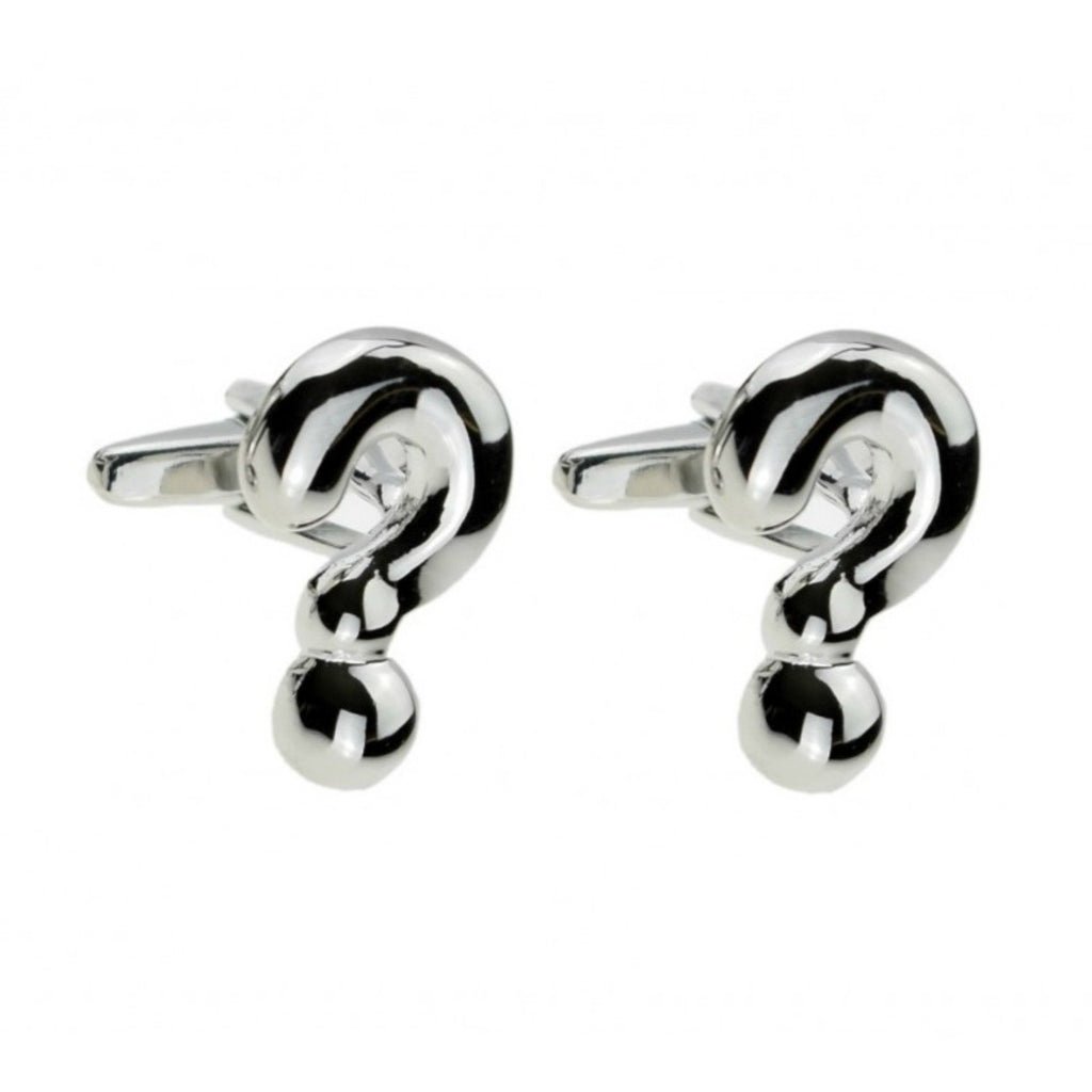 Question Mark Cufflinks - Minimum Mouse