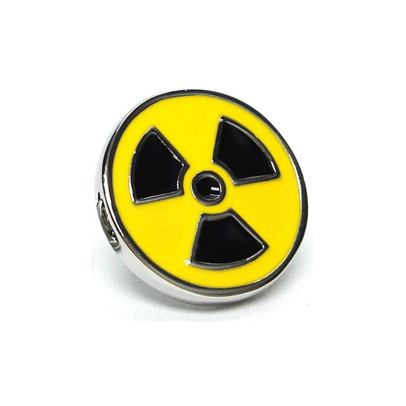 Radioactive Toxic Waste Enamel Lapel Pin Badge - Minimum Mouse