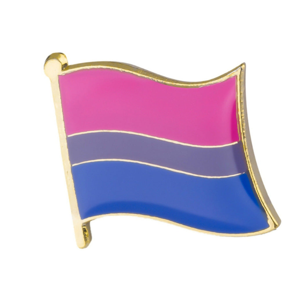 Rainbow Flag Bisexual LGBT Pride Enamel Lapel Pin Badge - Minimum Mouse