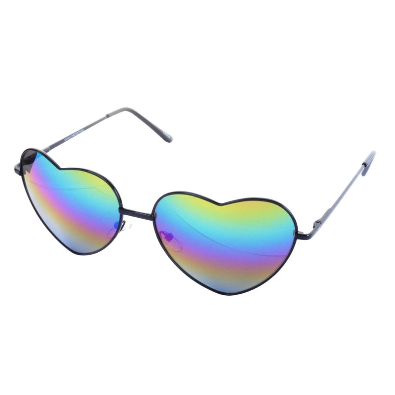 Rainbow Lens Love Heart Sunglasses - Minimum Mouse