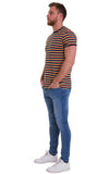 Rainbow Stripe T Shirt by Run and Fly - Minimum Mouse