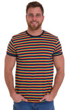 Rainbow Stripe T Shirt by Run and Fly - Minimum Mouse