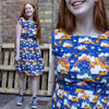Rainy Days Cotton Tea Dress with Pockets by Run and Fly