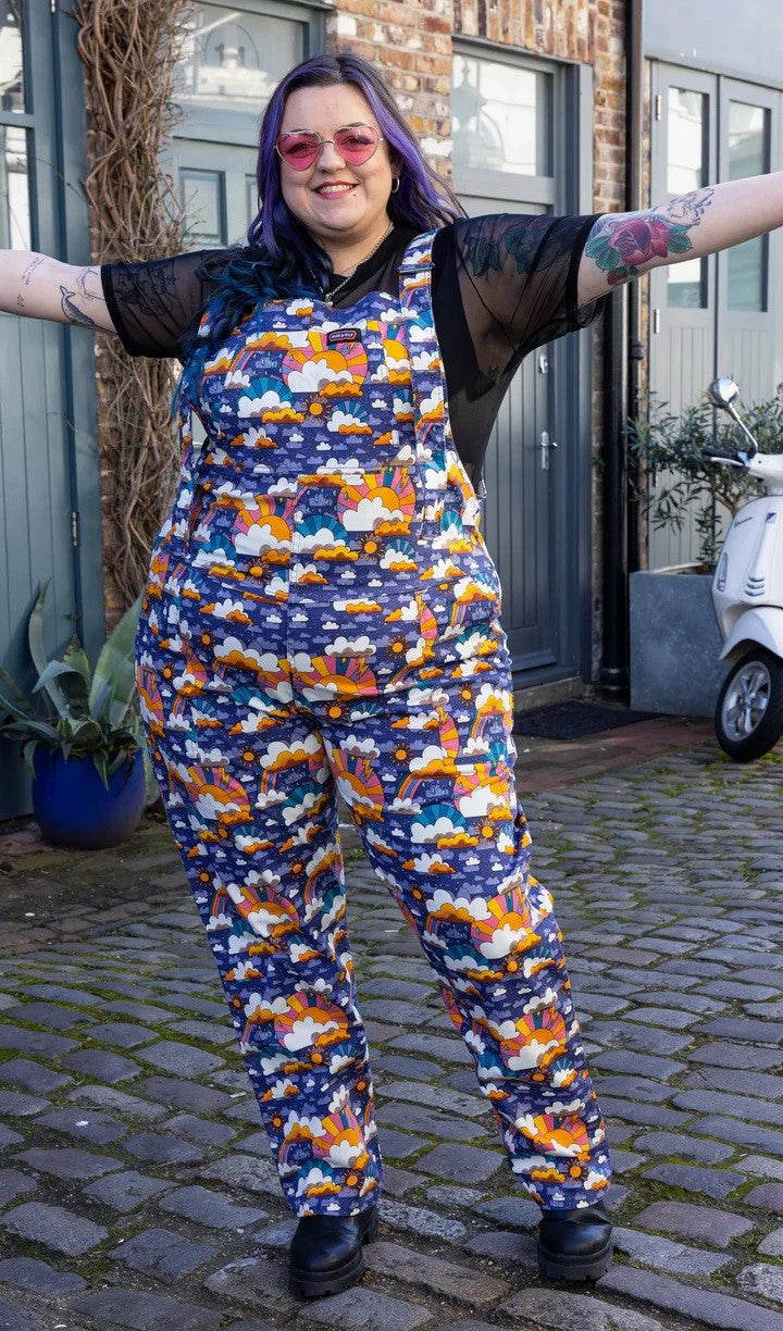 Rainy Days Stretch Twill Cotton Dungarees by Run and Fly