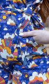 Rainy Days Print Jumpsuit by Run and Fly