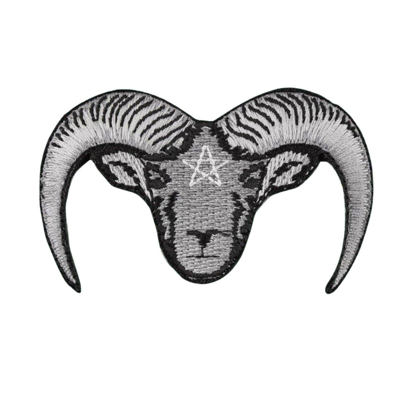 Ram Head Iron On Patch - Minimum Mouse