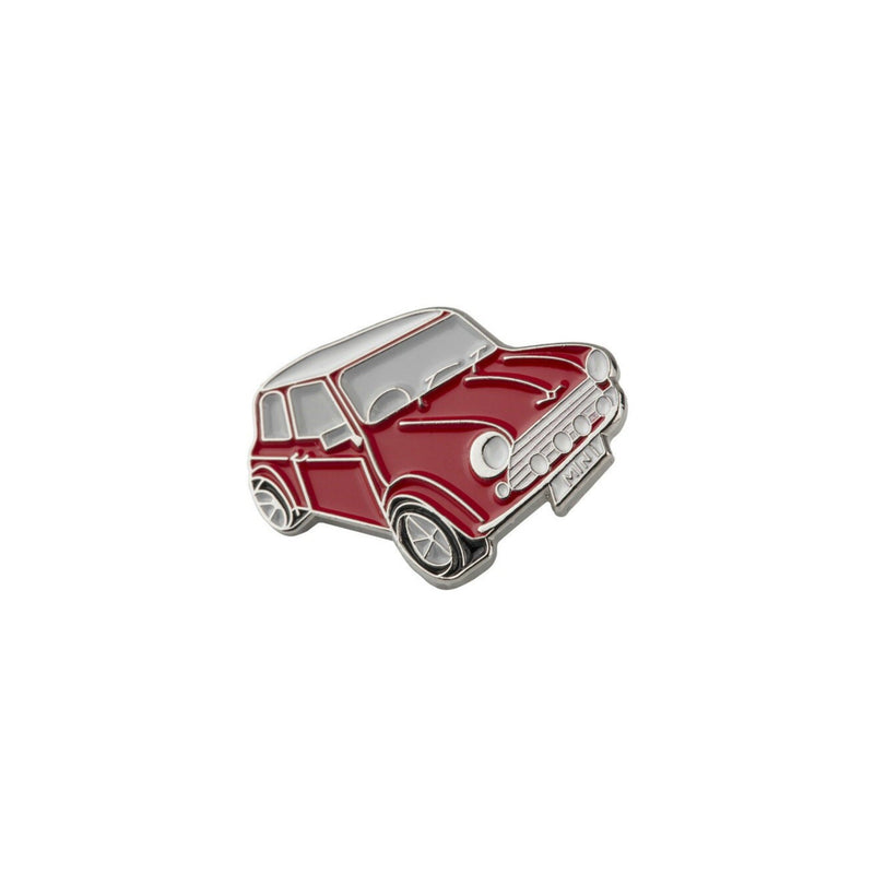 Red Mini Car Lapel Pin Badge - Minimum Mouse