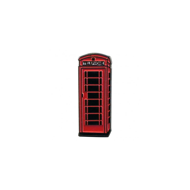 Red Telephone Box Enamel Lapel Pin Badge - Minimum Mouse