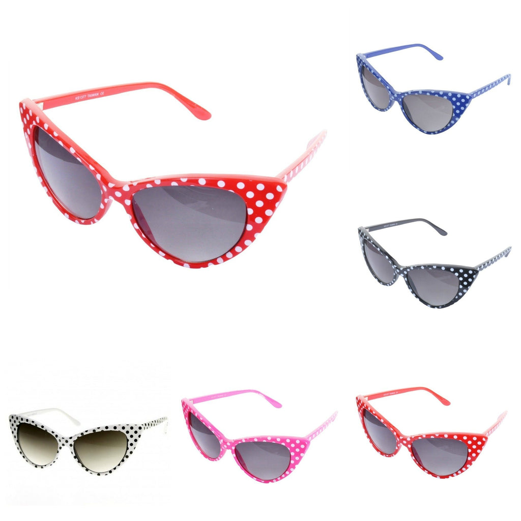 RENEE Polka Dot Cat's Eye Sunglasses - Minimum Mouse