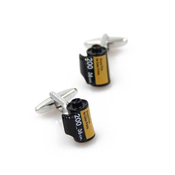 Retro Camera Film Cufflinks - Minimum Mouse