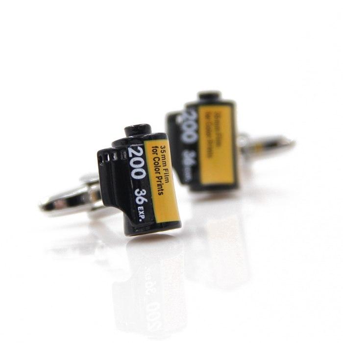Retro Camera Film Cufflinks - Minimum Mouse