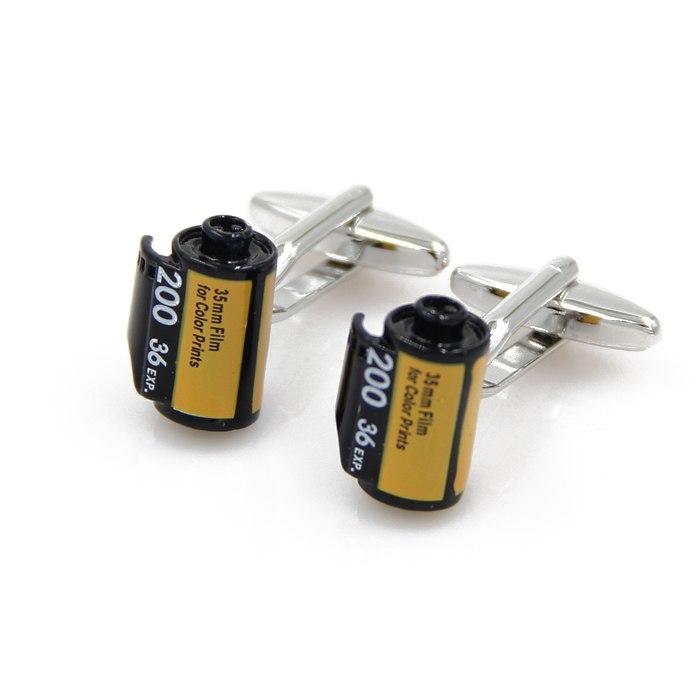 Retro Camera Film Cufflinks - Minimum Mouse