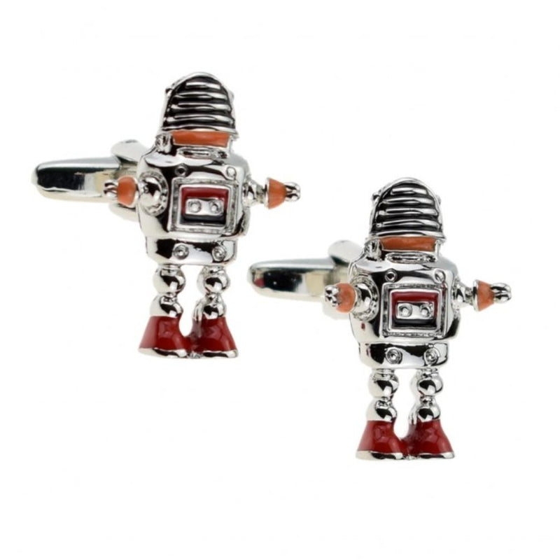 Retro Robot Cufflinks - Minimum Mouse