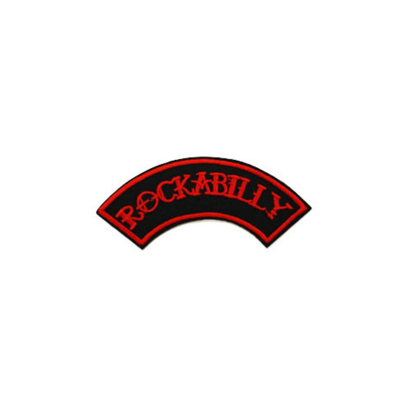 Rockabilly Iron On Patch - Minimum Mouse