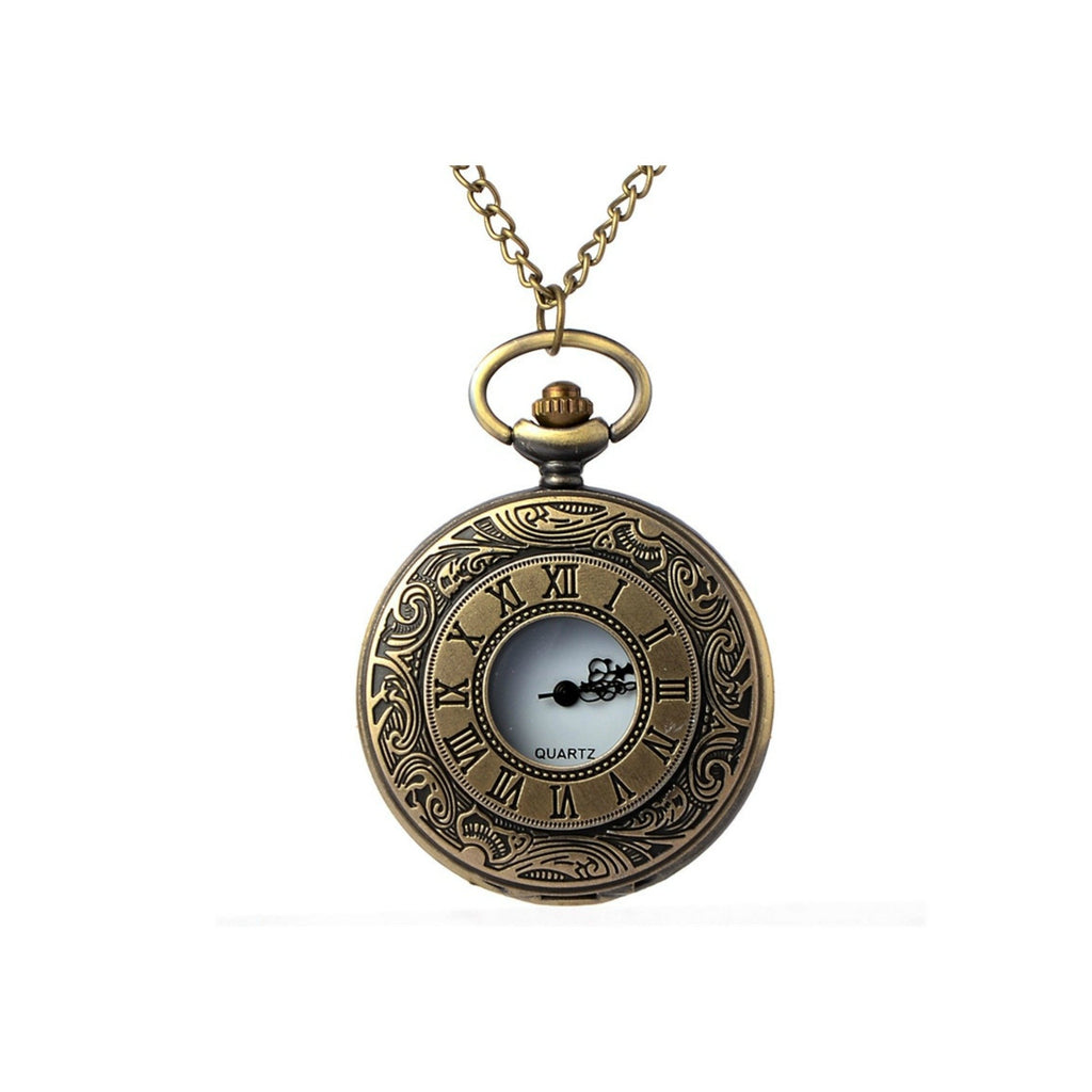 Roman Numerals Quartz Pocket Watch - Minimum Mouse