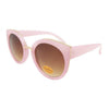 Round Metal Trim Cat Eye Sunglasses - Minimum Mouse