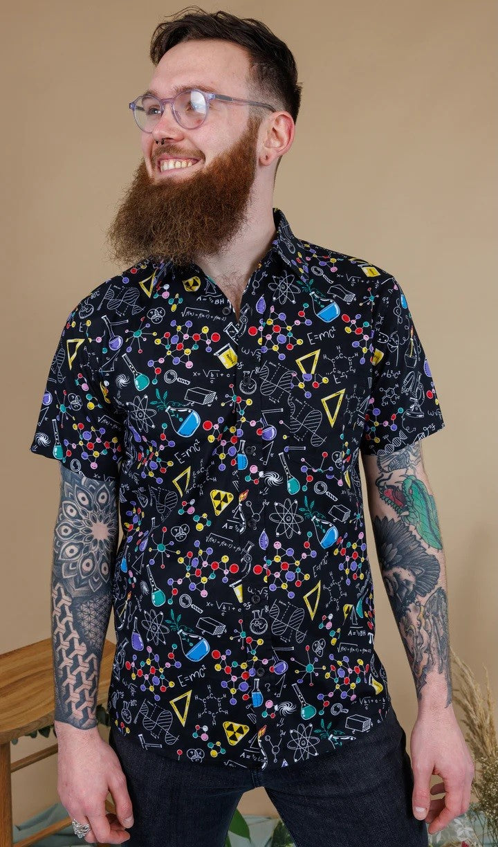 School of Science Print Shirt by Run and Fly