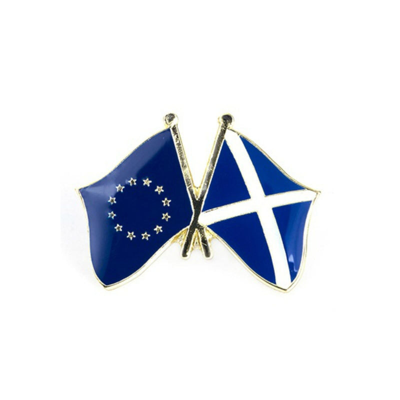 Scotland EU Flag Enamel Lapel Pin Badge - Minimum Mouse