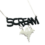 Scream Ghost Necklace by Love Boutique
