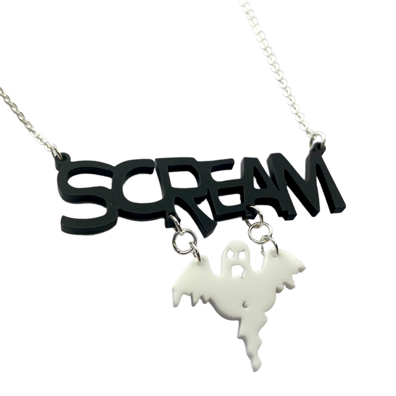 Scream Ghost Necklace by Love Boutique